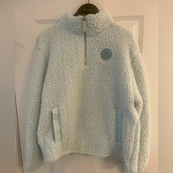 Ivory Ella Sherpa 1/4 Zip Fleece - Picture 1 of 5